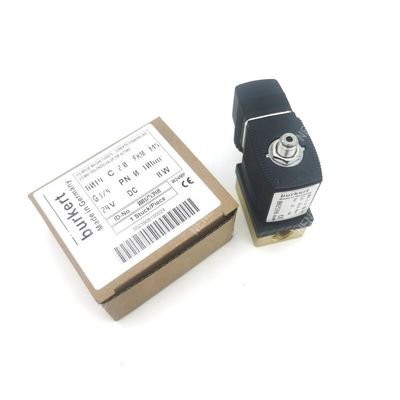 00125357 วาล์วไฟฟ้า BURKERT 6014 D เปิดปกติ G1/4 2.0 หลุมระบาย DC24V 8W