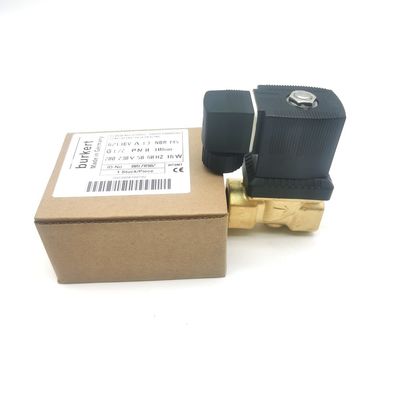 00126204 6014 D วาล์วโซเลโนอิดทองแดง Burkert เปิดปกติ G1/8 2.5 หลุมไหล AC220V 8W