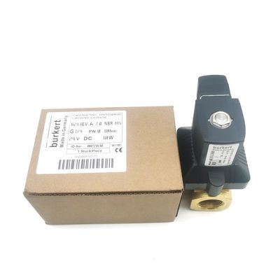 00125370 ซอลเลโนอิด วาล์ว burkert 6014 C การทํางานโดยตรง การเชื่อมต่อแผ่นล่าง ปิดปกติ 2.0 หลุมระบาย AC220V 8W กล่องวาล์วทองแดง 0 ~ 10bar