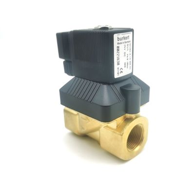 00125370 ซอลเลโนอิด วาล์ว burkert 6014 C การทํางานโดยตรง การเชื่อมต่อแผ่นล่าง ปิดปกติ 2.0 หลุมระบาย AC220V 8W กล่องวาล์วทองแดง 0 ~ 10bar