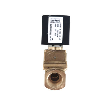 วาล์วแม่เหล็กไฟฟ้า 00126161 Burkert 6014 D การทํางานโดยตรง การเชื่อมต่อแผ่นล่าง ปกติเปิด 2.0 หลุมระบายน้ํา DC24V 8W วาล์วทองแดง 0 ~ 10bar
