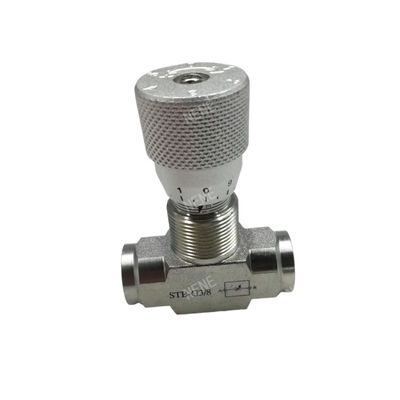 STB-G3/8 Tube Hydraulic Bidirectional Air Pipe Regulating Valve ปั๊มปรับระบายอากาศแบบสองทิศ