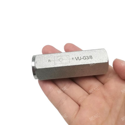 ประเภทหลอด วาล์วไฮดรอลิก VU-G3/8 กว้าง กว้าง วาล์วแบบหนึ่งทาง
