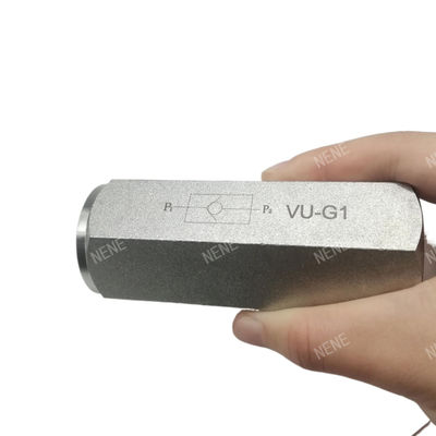 วาล์วตรวจสอบแบบไฮดรอลิก VU-G3/4 VU-G1/4 VU-G3/8 VU-G1 วาล์วตรวจสอบแบบท่อ
