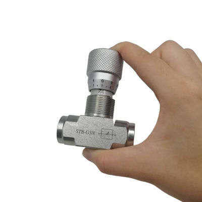 วาล์วควบคุมไฮดรอลิกทนทาน STB-G3/8 45 ถึง 2000 Ssu 6 ถึง 420 CSt