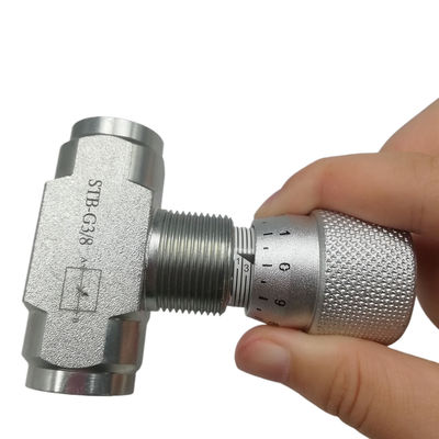 วาล์วควบคุมไฮดรอลิกทนทาน STB-G3/8 45 ถึง 2000 Ssu 6 ถึง 420 CSt