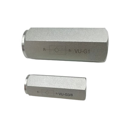 รหัส ISO 16/13 วาล์วควบคุมไฮดรอลิก VU-G1 VU-G3/8 VU-G3/4 VU-G1-1/4 VU-G2