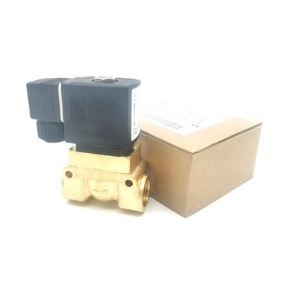 00134237 6013ประเภท Burkert วาล์วไฟฟ้าแม่เหล็ก G1/8 DC24V กรอบทองแดง NC FKM Seal
