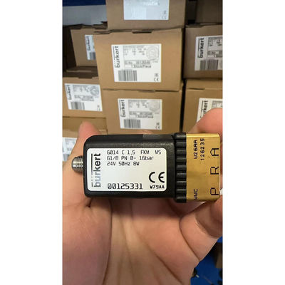 Burkert Solenoid Valve ร่างสแตนเลส NBR Seal 00125331 6014 0-16bar