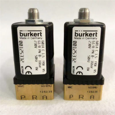 NBR Seal Brass Body Burkert วาล์วควบคุมโซเลนอยด์ 00125332 6014