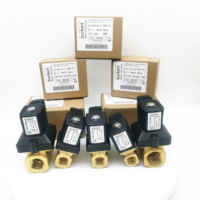 "00125342 ± 10% ความอดทนความดัน NBR Seal Burkert Solenoid Control Valve