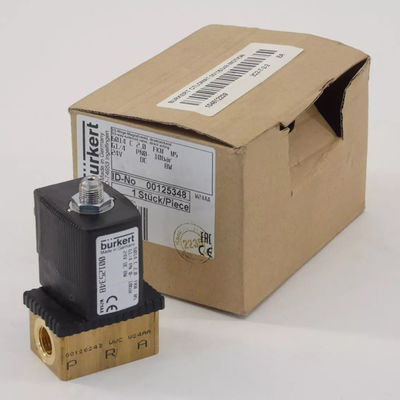 วาล์วซอลีนอยด์อุตสาหกรรม Burkert พร้อมป้าย NBR 00126342 00126343 00126345