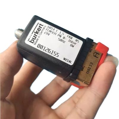 กลมเหลือง Burkert ซอลีนอยด์ 00308503 DC24V 8W G3/4 2/2 ปิดปกติ 20 หลุมไหล 5404 ประเภท 1-32 Bar