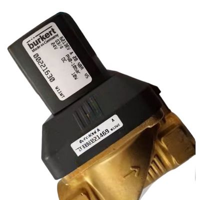 BURKERT 00308505 G3/4 2/2 ปิดปกติ 20 หลุมระบาย FKM ปิดตัววาล์วทองแดง AC220V 8W 1-40bar 5404 ประเภท