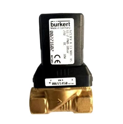 BURKERT 00308505 G3/4 2/2 ปิดปกติ 20 หลุมระบาย FKM ปิดตัววาล์วทองแดง AC220V 8W 1-40bar 5404 ประเภท