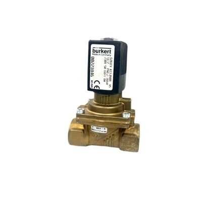 วาล์วแม่เหล็กอิเล็กตรอน BURKERT 00309022 FKM ผนึก G1/2 2/2 เปิดปกติ 12 หลุมไหล DC24V 8W 1-32bar