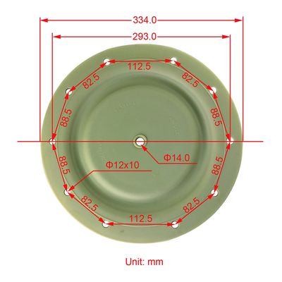 96391 96392 2" DN50 ชุดแผ่นกระบอกคลื่นกระแทก อินเกอร์โซล แรนด์