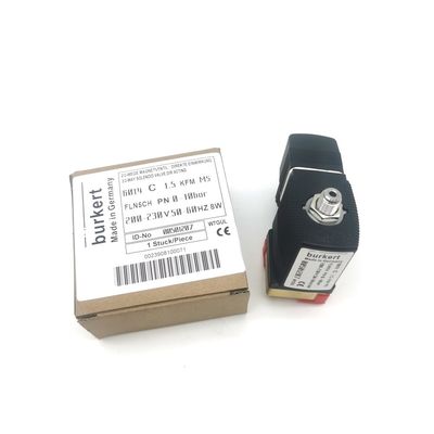 00134245 วาล์วโซเลนอยด์ Burkert ทองแดง 6013 ประเภท 2/2 ปิดปกติ FKM ปิด 24VDC 8W 0 ~ 25bar