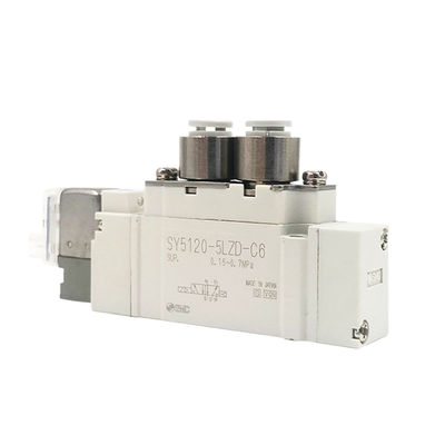 5-Port Valve SMC ซอลีนอยด์วัลล์ฟ Single SY3120-5LZD-C6 SY3120-6LZD-C6