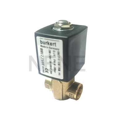 Burkert Solenoid 6013 ประเภทการกระทําโดยตรง 00134243 2/2 ปิดปกติ G1/8 นิ้ว 2.5 หลุมระบาย FKM ผนึก 220VAC 8W 0 ~ 16bar