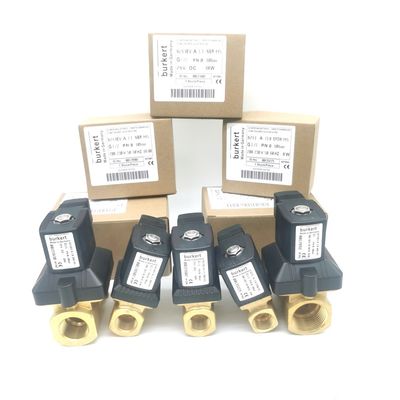 Burkert Solenoid Valve FKM Seal 00126091 24VDC 8W 0~6bar 6013 ประเภทการทํางานโดยตรง G1/8 นิ้ว 2/2 ปิดปกติ 3.0 หลุมไหล