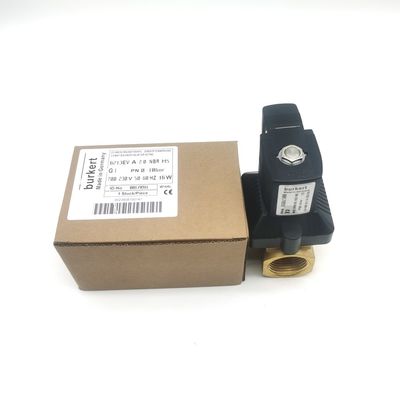Burkert Solenoid Valve FKM Seal 00126091 24VDC 8W 0~6bar 6013 ประเภทการทํางานโดยตรง G1/8 นิ้ว 2/2 ปิดปกติ 3.0 หลุมไหล