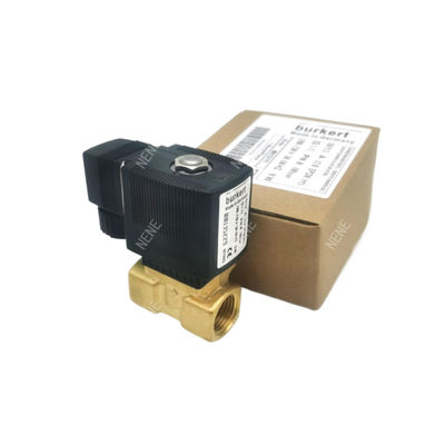 Burkert Electric Solenoid Valve 00126092 6013 ประเภทการกระทําโดยตรง G1/8 นิ้ว 3.0 หลุมระบาย FKM Seal 24VAC 8W 0 ~ 10bar