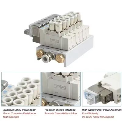 กล่องซอลีนอยด์ SMC ซีรี่ย์ SY3320-5LZD-M5 SY3320-6LZD-M5