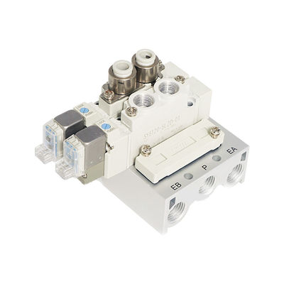 5-Port SMC วาล์วโซเลนอยด์ เซลล์อ่อน SY5220-6LZD-01 SY5220-5LZD-C6 SY5220-5LZD