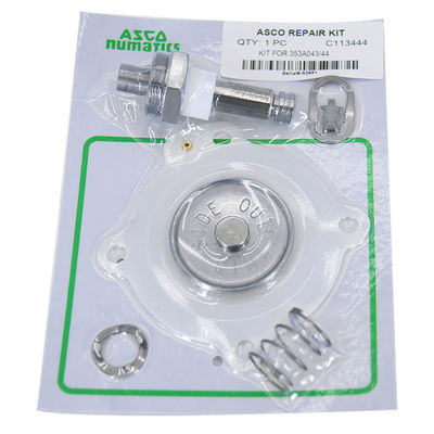 ASCO SCG353A043 C113444 ชุดซ่อมแซมแผ่นคลื่นกระแทก NBR, TPE (ขาว)