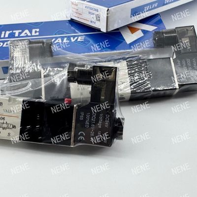 4V130C-M5 AIRTAC วาล์วไฟฟ้าแม่เหล็ก AC220V DC24V 5/3-Way กันระเบิด