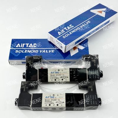 วาล์วแม่เหล็กอิเล็กตรอน 4V130P-06 AIRTAC สําหรับการควบคุมอากาศที่แม่นยําในช่วงความดัน 0.15 ถึง 0.8 MPa