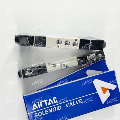 4V230C-08 วาล์วไฟฟ้าแม่เหล็ก AIRTAC สําหรับความละเอียดของเหลว กติกา 5 ท่าประตู 3