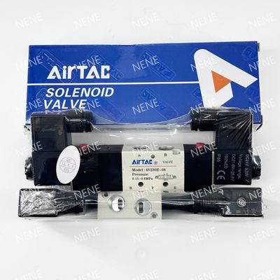 4V330C-10 อลูมิเนียมสลัด AIRTAC วาล์ว solenoid สําหรับเครื่องจักรและอุปกรณ์ปนูเมติก