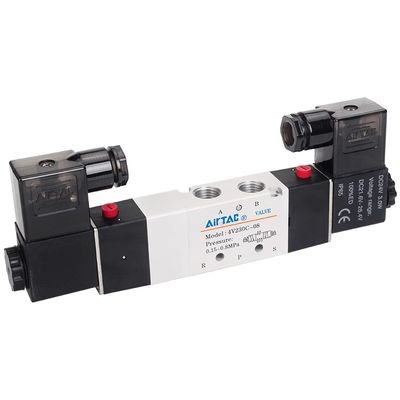 Airtac 4V230C-08: วาล์วอากาศซอลีนอยด์ - 4V230C08B AC220V DC24V