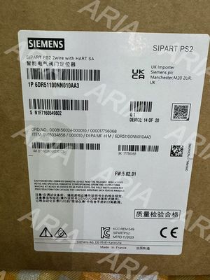 6DR5110-0NN01-0AA3 SIEMENS SIPART PS2 เครื่องตั้งตําแหน่งอิเล็กทรอนิวเมติกที่ฉลาดสําหรับอิเล็กทรอนิวเมติกเส้นตรงและส่วนที่หมุน