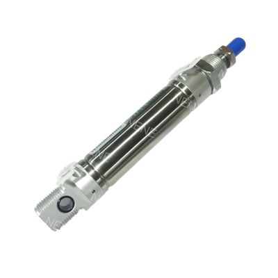 NUMATICS G435AGSN0010A00 ASCO 8 มิลลิเมตร ช่อง 10 มิลลิเมตร การกระแทก M5 กระบอกกลมการกระทําคู่ ISO6432 ซีรี่ย์ G435