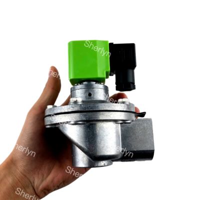 วาล์วพัลส์เจ็ทสำหรับเครื่องเก็บฝุ่น DMF-Z-25 BFEC แบบมุมฉาก ขนาด 1 นิ้ว