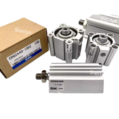 กระบอกสูบขนาดเล็ก SMC รุ่น CQ2 Series CQ2A12-40D แบบมาตรฐาน ชนิดทำงานสองทาง ก้านสูบเดี่ยว