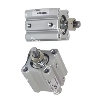 SMC ซีรีส CQ2 กระบอกคอมแพคท CQ2A12-45D แบบมาตรฐาน ดับเบิลการกระทํา single rod