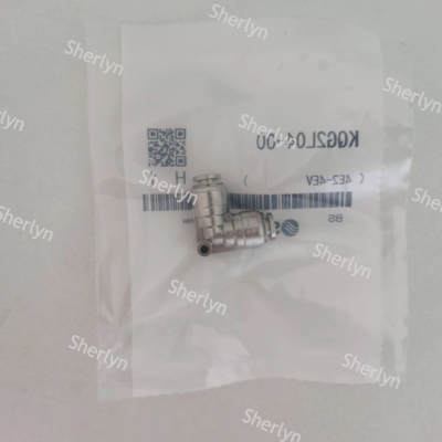 ข้อต่อ SMC KQG2L04-01S 90 องศา พร้อมสารเคลือบหลุมร่องฟัน สแตนเลสสตีล 316 	4 มม. X R1/8