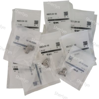 ข้อศอก 90° SMC KQG2L08-03S, สแตนเลสสตีล 316, ข้อต่อแบบสัมผัสเดียว