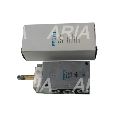 วาล์วโซลินอยด์ Festo MFH-5-1/4 6211, 5/2 monostable mec spr, ไพลอตภายใน, 2-10 บาร์, 1300 ลิตร/นาที, G 1/4"