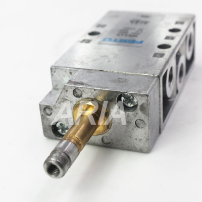 MFH-5-1/8 9982 วาล์วโซเลนอยด์ 5/2, กลับสปริง 1.8-8 บาร์ G 1/8, สายโค้ลขายแยก