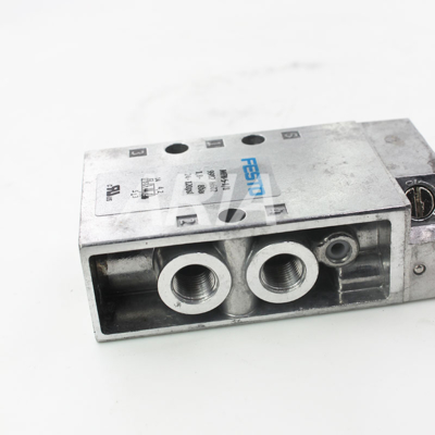 MFH-5-1/8 9982 วาล์วโซเลนอยด์ 5/2, กลับสปริง 1.8-8 บาร์ G 1/8, สายโค้ลขายแยก