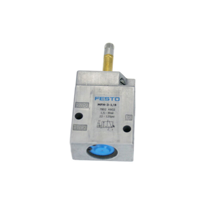 Festo MFH-3-1/8 7802 วาล์ว, ไทเกอร์ คลาสสิก, 3/2 ปิด mech spr, G 1/8 หญิง, 1.5-8 บาร์