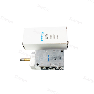 FESTO MFH-5-1/4 วาล์วซอลีนอยด์ 5/2, กลับสปริง, monostable,, G 1/4, MFH ซีรี่ย์