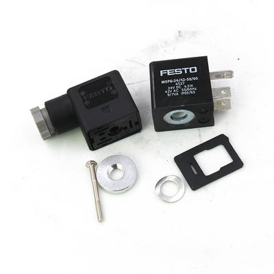 FESTO 4527 MSFG-24-50/60 โซลินอยด์คอยล์, 24VDC, 4.5W, IP65, ปลั๊กวาล์วสำหรับ MSSD-F, 3 ขา