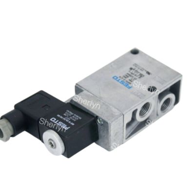 FESTO วาล์วโซเลนอยด์ 9964 MFH-3-1/4 วาล์วเครื่องจักรกล, 3 Port, ปิด, ไฟฟ้า, G 1/4