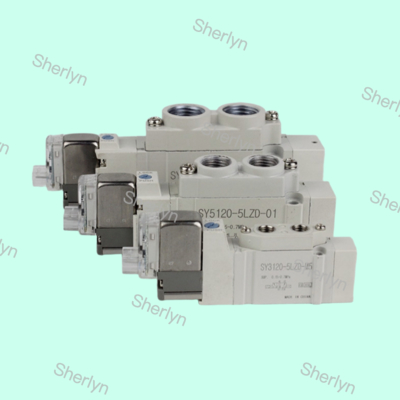 SY3120-5LZD-C4 DC24V SMC วาล์วโซเลนอยด์ SY3000 ซีรี่ย์